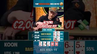 Clash Jason Koon VS Elton Tsang  #poker #highstakespoker