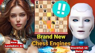 BRAND New LeelaZero Version Played A BRILLIANT Chess Game with Stockfish 18 Beta | Chess Gambit