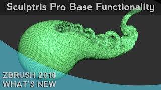 001 ZBrush 2018 Sculptris Pro Base Functionality