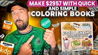 How To Make $2957 Per Month on Coloring Books For Amazon KDP