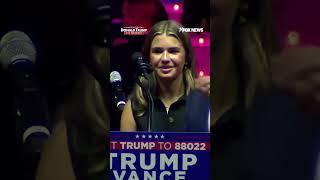 Donald Trump Jr, Kai Trump speak at Trump's MAGA victory rally