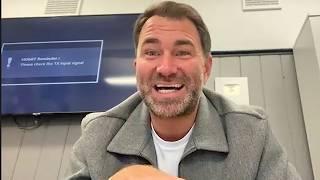 Eddie Hearn - De La Hoya can't LACE MY BOOTS as promoter; defends fighters LOSING & more!