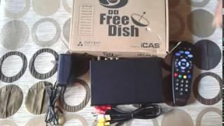 Unboxing of DD FREE DISH i-CAS mpeg-4 set top box #DDFreeDish #i-cas #FreeDish #icas #prasarbharti