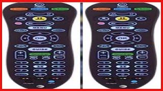 AT&T Black Uverse Universal Standard TV Multi-Functional Remote Control