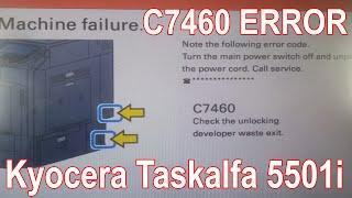 Kyocera Taskalfa 3501i 4501i 5501i | C7460 Error