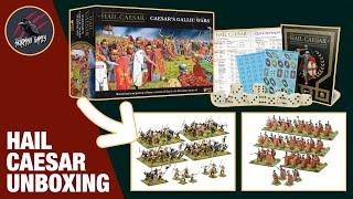 HAIL CAESAR - Caesar's Gallic Wars Starter Set - 2nd Edition Unboxing Warlord Games