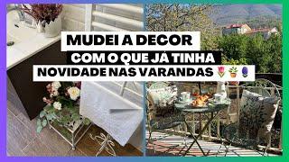 MUDEI ALGUMAS COISAS NA DECOR AQUI DE  CASA/ NOVIDADES NAS VARANDAS / VIDA NA ITALIA 