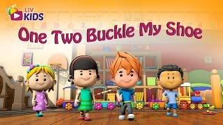 One Two Buckle My Shoe with Lyrics | LIV Kids Nursery Rhymes and Songs | HD