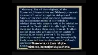 FreeMasons(Masoneria) EXPOSED Blue Lodge Deception - Albert Pike "Morals And Dogma"