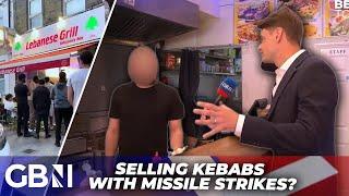 London Kebab Shop Promotes Food with Iran Missile Strike Footage | Ben Leo Investigates