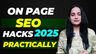  On Page SEO 2025 | 100% Working Strategy REVEALED! 