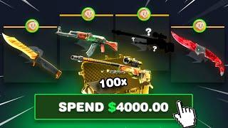 I OPENED 100 "DRAGON LORE" CASES AND YOU WON'T BELIVE HOW IT WENT!