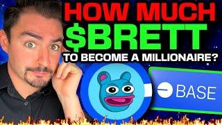 How Much $BRETT To Become A Millionaire? (BRETT Coin Price Prediction 2025) Coinbase Listing SOON!?!