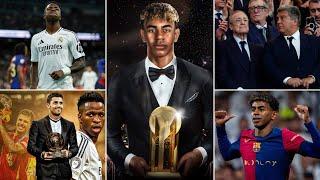 Barcelona News ft Ballon d'Or, Lamine Yamal, Vinicius Jr, Joan Laporta & Florentino Perez