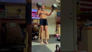 64KG Skier Swing and Row Complex #fitnessover40 #kettlebell #kettlebellworkout #fitnessmotivation