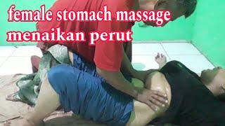 female stomach massage/sering keram