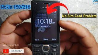 Nokia 150 Nokia 216 No Sim Card Problem Solutions by Waqas Mobile