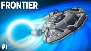 DANGEROUS FTL JUMP! - Space Engineers: Frontier - Ep #1 "New Dawn"