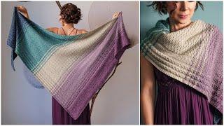 3 Easy Knit Stitches to Know! Cast On Dashael, a Gorgeous, Textured Shawl!