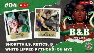 SHORTTAILS, RETICS, WHITE LIPPED PYTHONS OH MY! | BLOODS & BRUTES EP 4