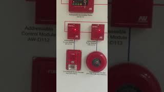 Asenware addressable fire alarm control system video instruction for user