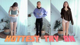 RUSSIAN Try on. IS IT stylish ?  Try-on haul mini skirt