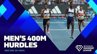 Rai Benjamin clocks 400m hurdles meeting record in Paris 🫡 | Wanda Diamond League