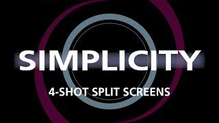 Animated 4-shot Split Screen in Adobe Premiere Pro