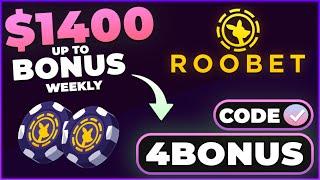 Roobet Promo Code 4BONUS — Up To $1400 Weekly 20% Cashback (Roobet Bonus Code)