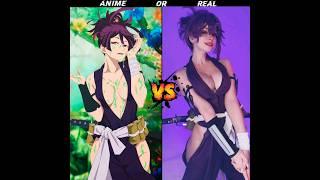 Who is better ? Real vs Animation  #shorts #animememes #hentai