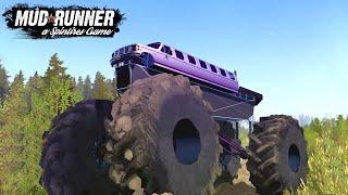 Spintires: MudRunner - FROG'S MONSTROUSITY 14 DOOR OBS Giant Monster Truck