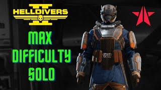 Helldivers 2: Automaton Solo Deathless Full Clear - WASP Build (Hardest Difficulty Gameplay)