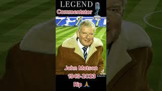 John Motson 1943-2023 RIP