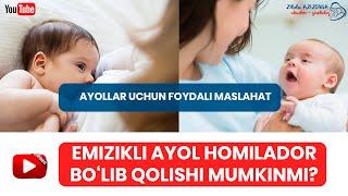 Emizikli ayol homilador bo'lib qolishi mumkinmi?