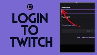 How to Login to Twitch 2024 | Sign in on Twitch