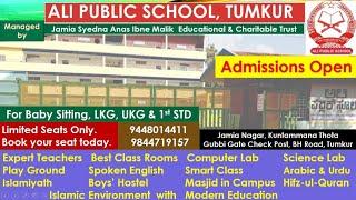 The Best School in Tumkur - Ali Public School - is offering admissions - Grab it