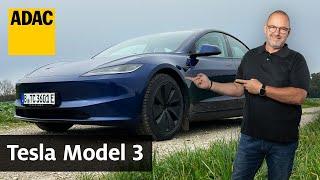 Allrad und hohe Reichweite: Tesla Model 3 Facelift im Fahrbericht | ADAC