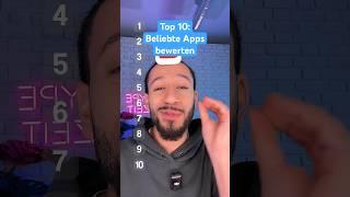 Top 10 beliebte Apps bewerten #shorts #filter #ranking