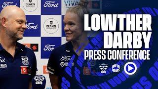 Dan Lowther & Kate Darby Press Conference | AFLW Week 6