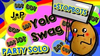 Agario Solo in Party mode (36K) : desperate fight with the bots guy