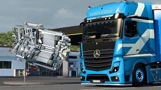 ETS2 1.45 MODS MERCEDES ACTROS MP5 TURBO SOUND