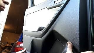 Как снять обшивку карту задней двери SUBARU FORESTER(2015)demontaz boczka drzwi tyl/door panel remov