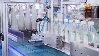 Juice with Aloe pulps to Turkmenistan Whole line From blowing to packing machine