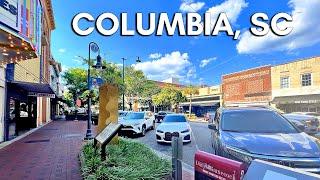 South Carolina, USA: Life in Downtown Columbia, SC - 4K Walking Tour