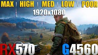 DayZ | RX 570 and Pentium G4560 | Benchmark