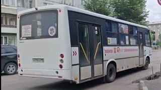 поездка на автобусе паз 320414-05, р119он124, (2019 г.в), маршрут 3 ( г. Красноярск )