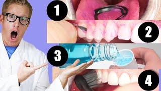 Dentist Reveals the BEST DENTAL HYGIENE ROUTINE! No Toothpaste??? Oral Health