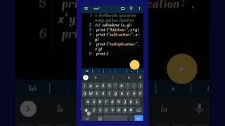 Arithmetic operations using python function  #RS Education media 