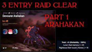 [Pt1] 3 Entry All Boss Azmakalis Raid Guide // Epic Seven