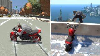 GTA IV - Brutal Motorcycle Ragdolls Ep.16 (Euphoria Showcase)